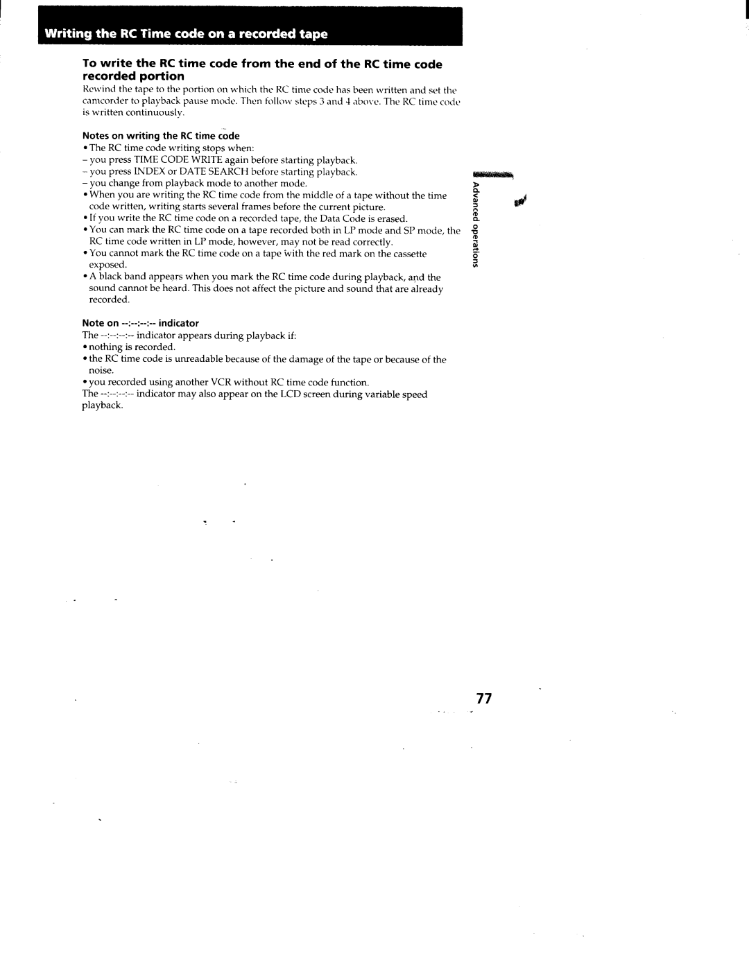 Sony CCD-TRV95, CCD-TRV99 manual 