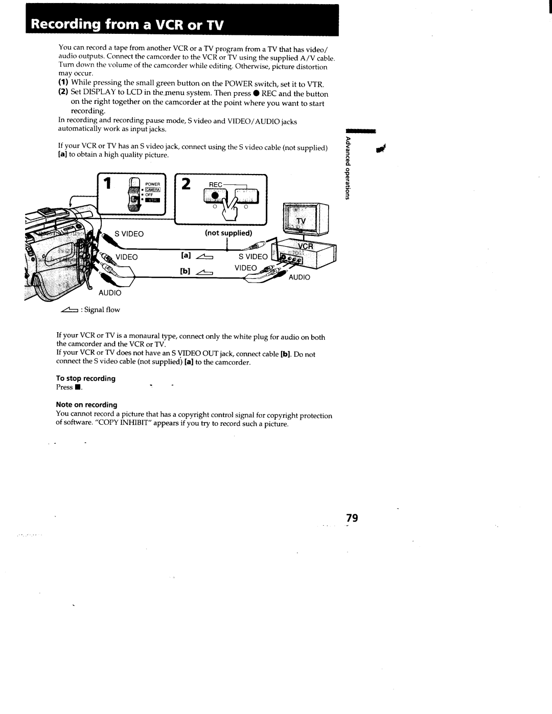 Sony CCD-TRV95, CCD-TRV99 manual 