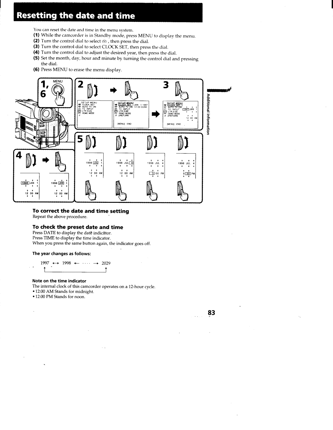 Sony CCD-TRV95, CCD-TRV99 manual 