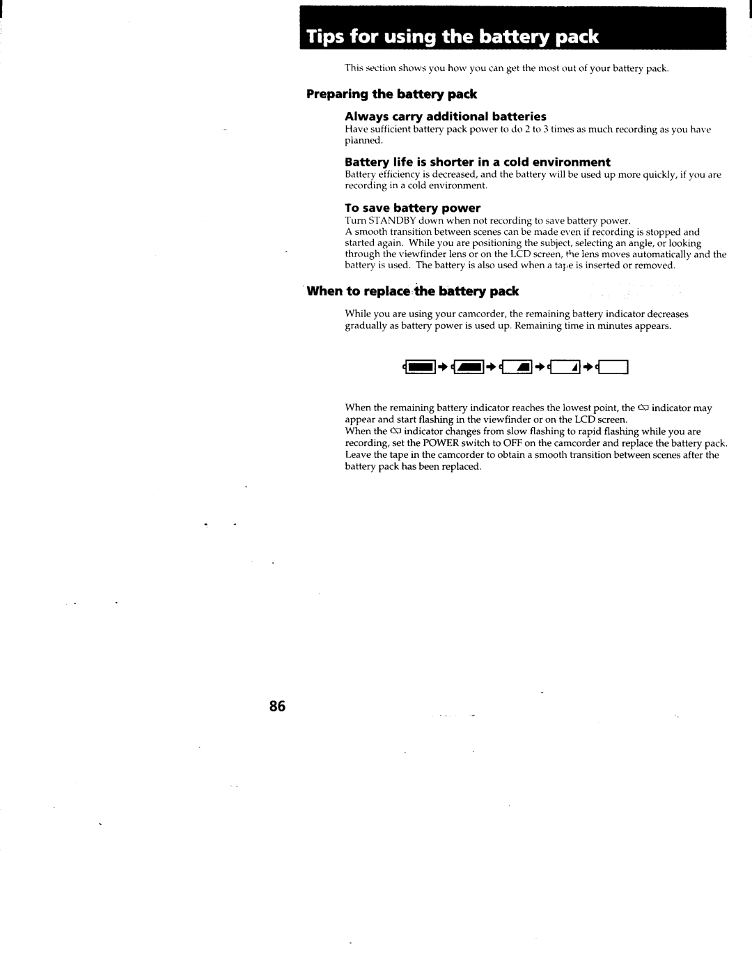 Sony CCD-TRV99, CCD-TRV95 manual 