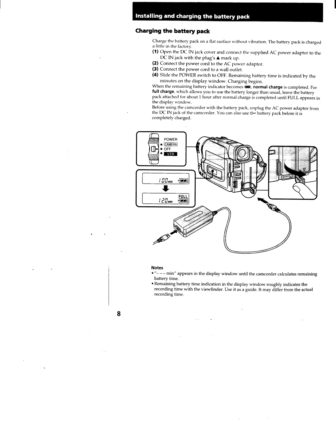 Sony CCD-TRV99, CCD-TRV95 manual 