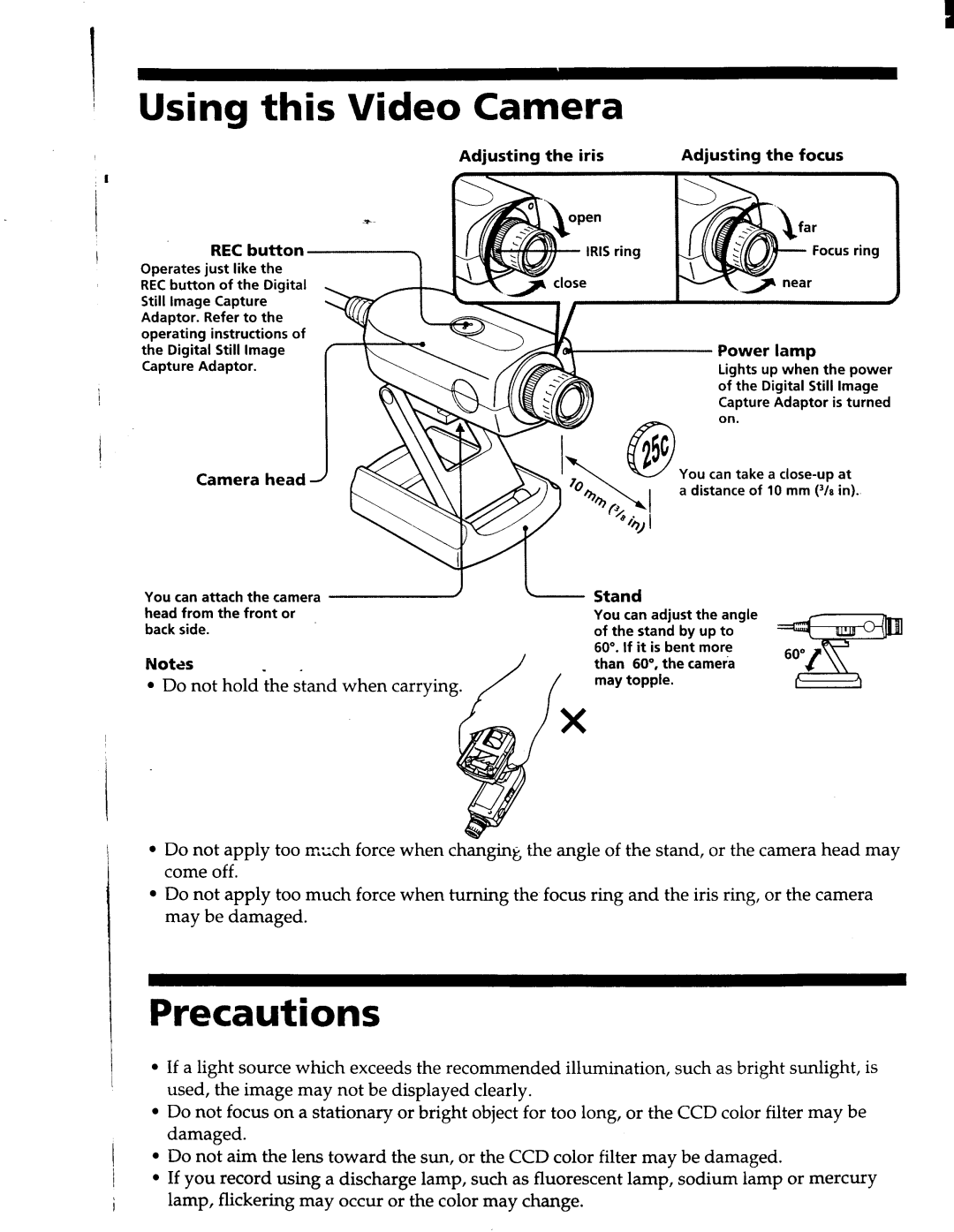 Sony CCD-Z7E manual 