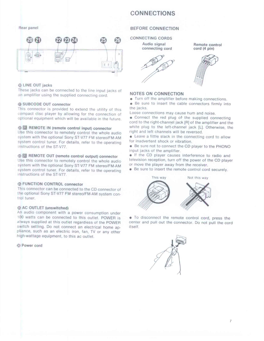 Sony CDP-102 manual 