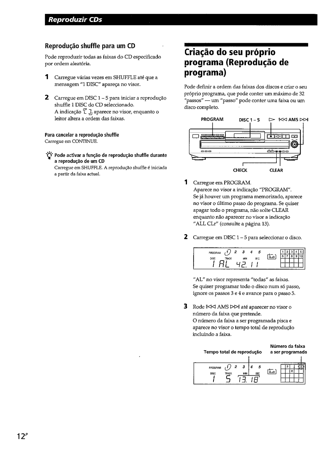 Sony CDP-C260Z, CDP-CE215, CDP-CE315 manual 