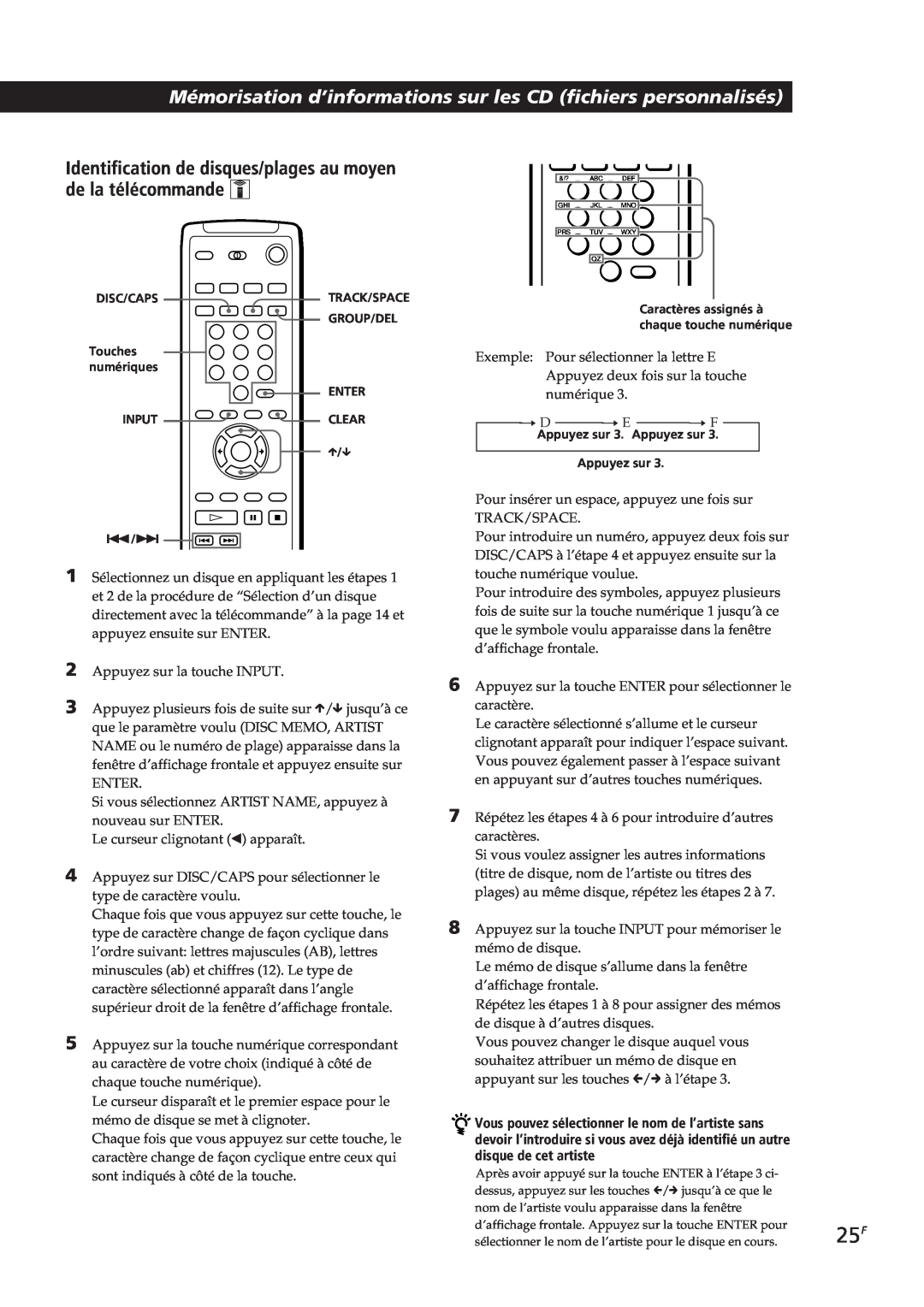 Sony CDP-CX90ES, CDP-CX270 manual 