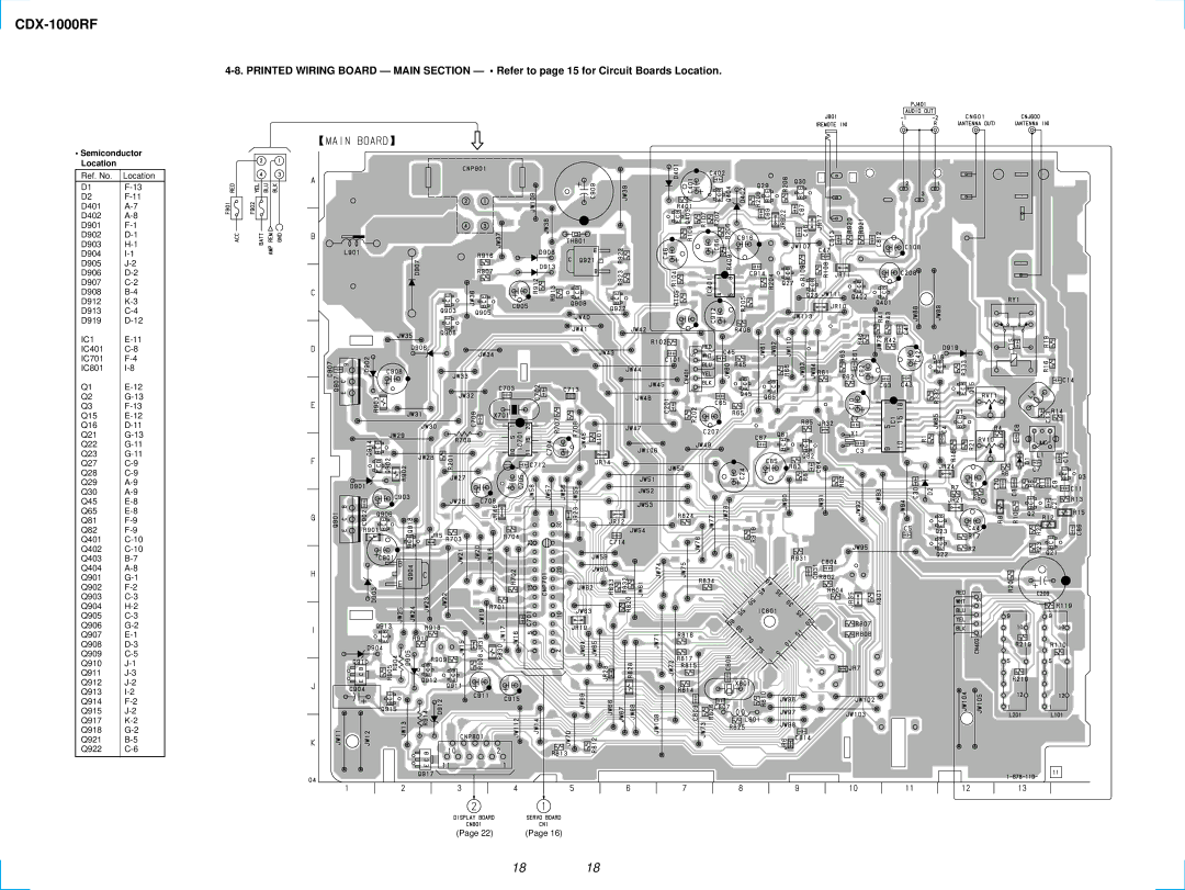 Sony CDX-1000RF service manual IC1 