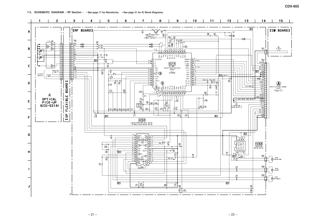 Sony CDX-605 service manual 