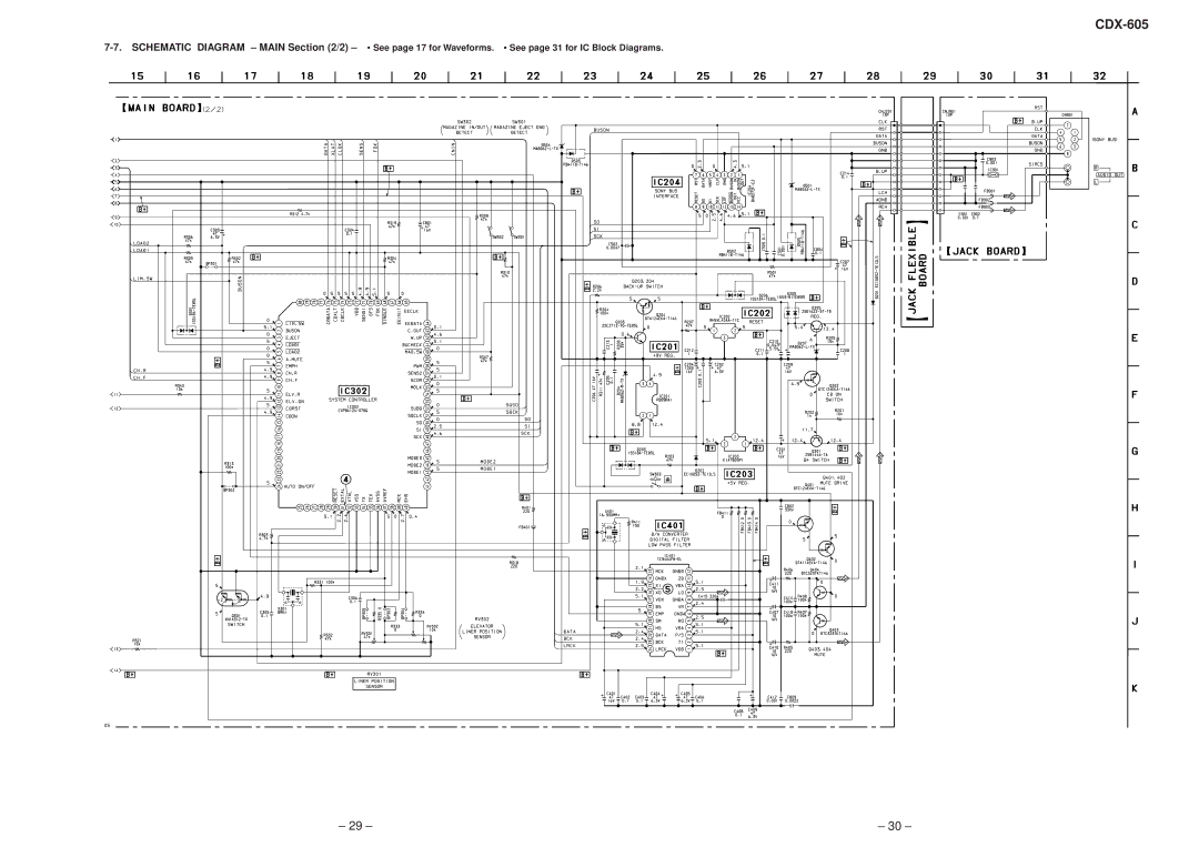 Sony CDX-605 service manual 