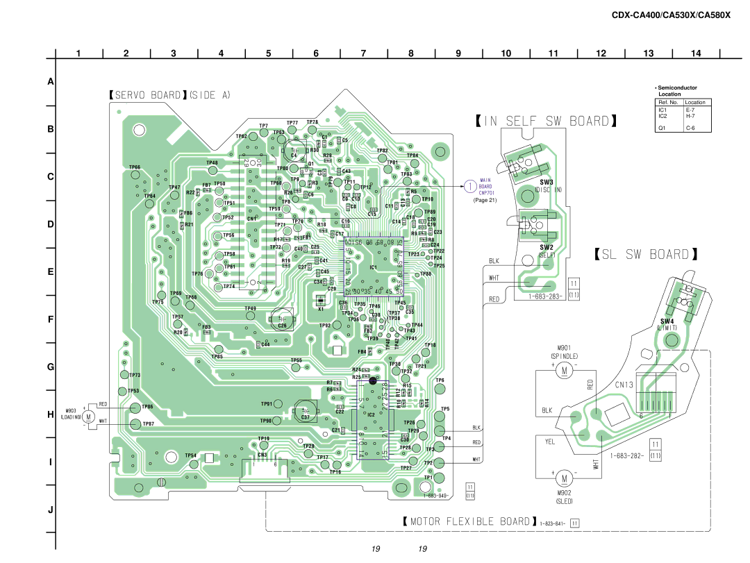 Sony CDX-CA530X, CDX-CA400, CDX-CA580X service manual SW3, SW2, SW4 