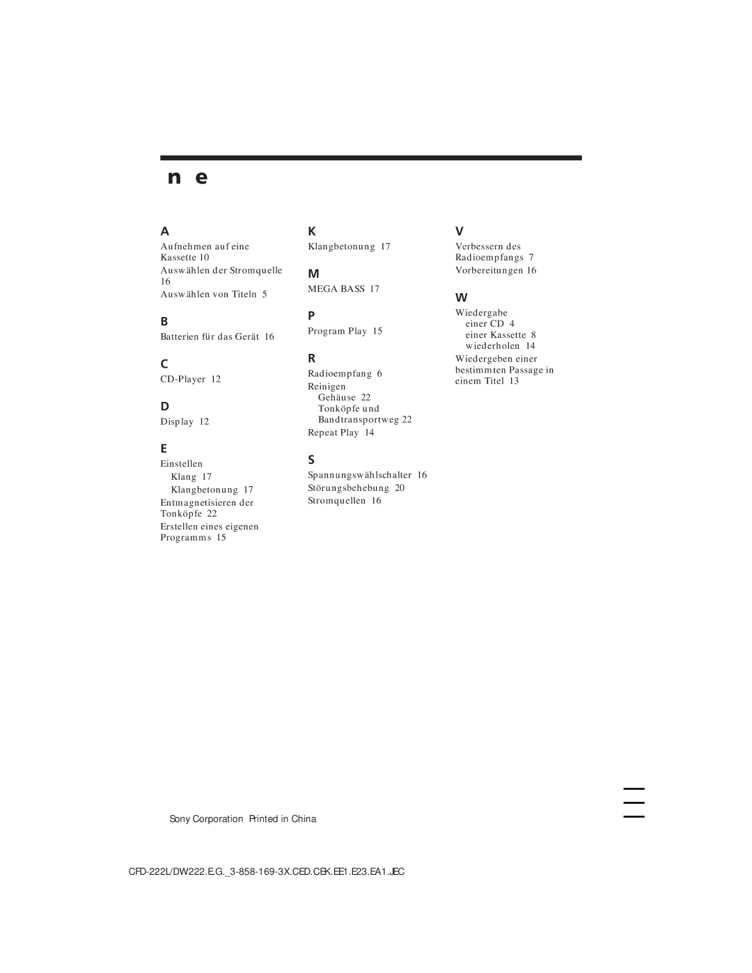 Sony CFD-DW222L, CFD-222L operating instructions 24D 