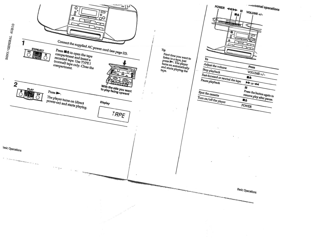 Sony CFD-S33, CFD-S23 manual 