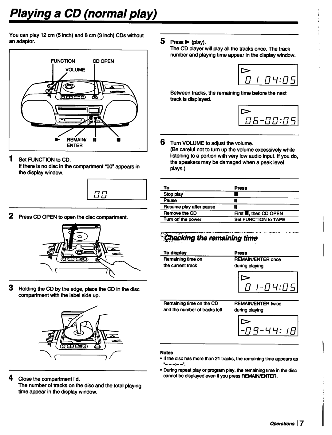 Sony CFD-10, CFD12 manual 