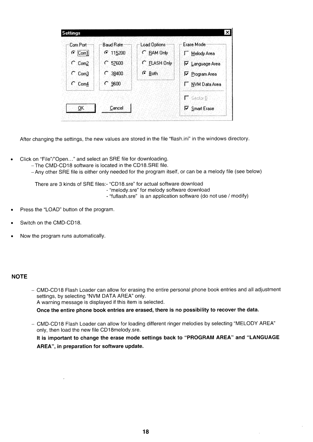 Sony CMD-CD18 manual 