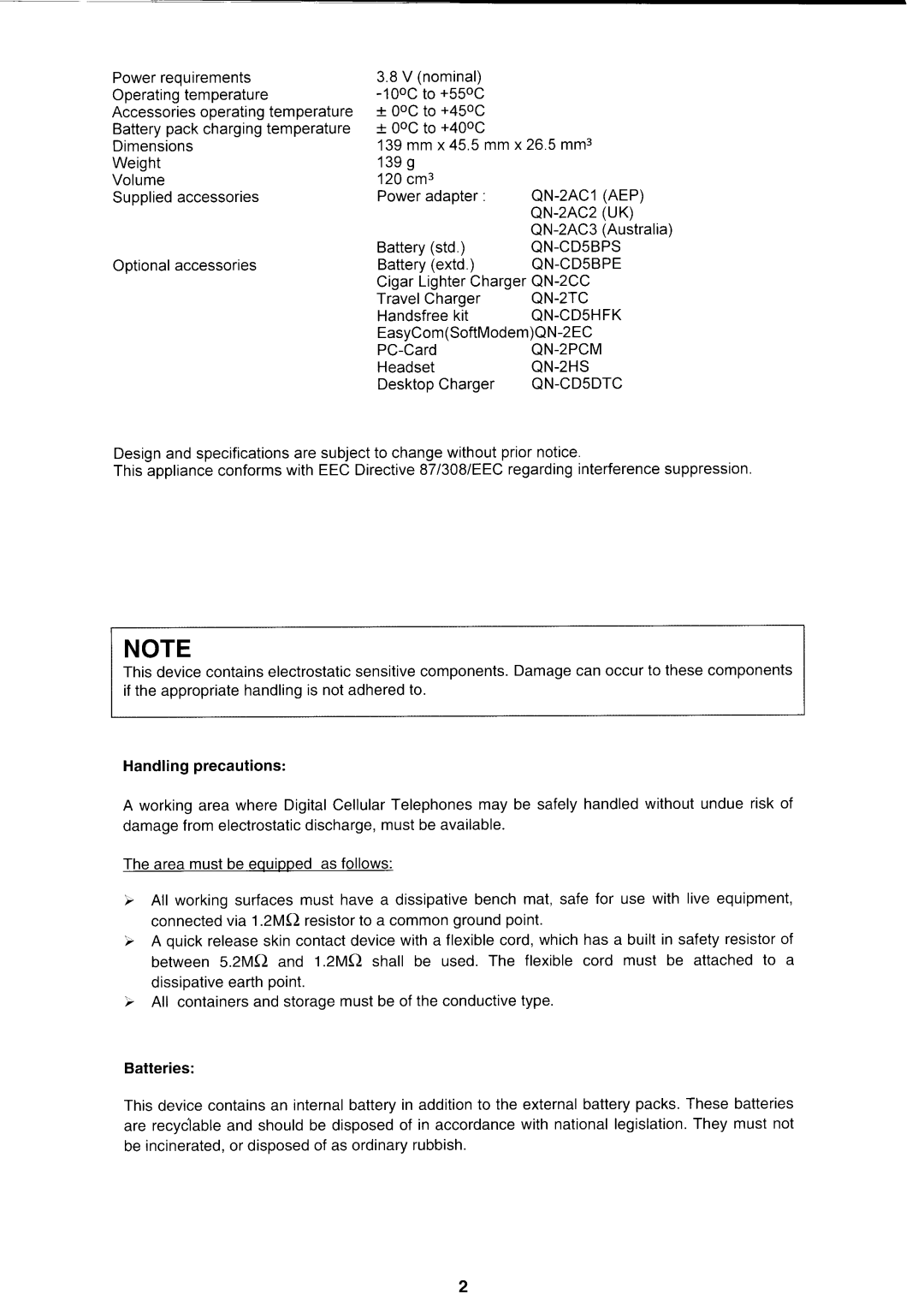Sony CMD-CD18 manual 