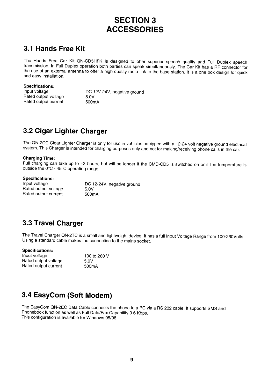 Sony CMD-CD18 manual 