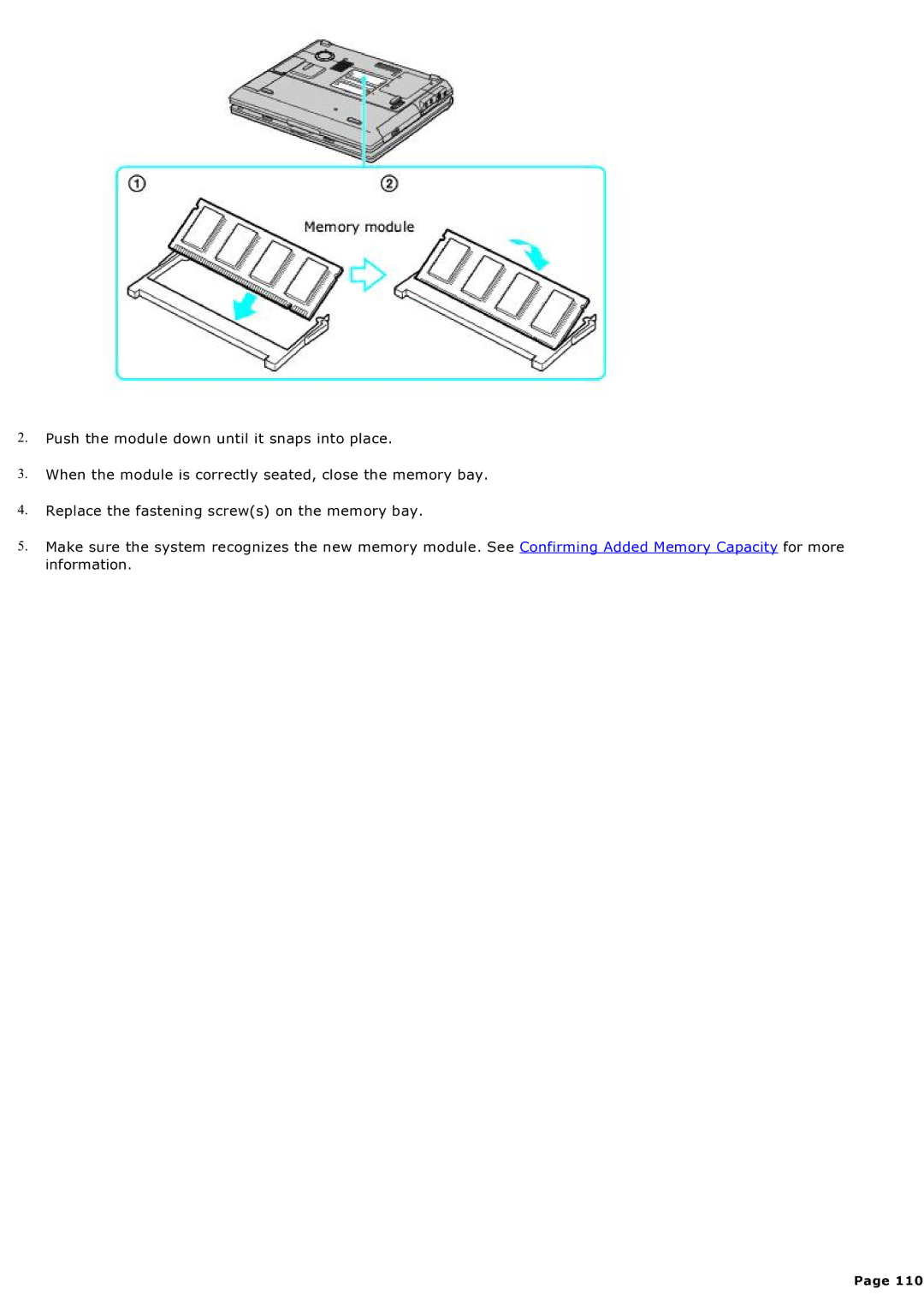 Sony computer specifications 