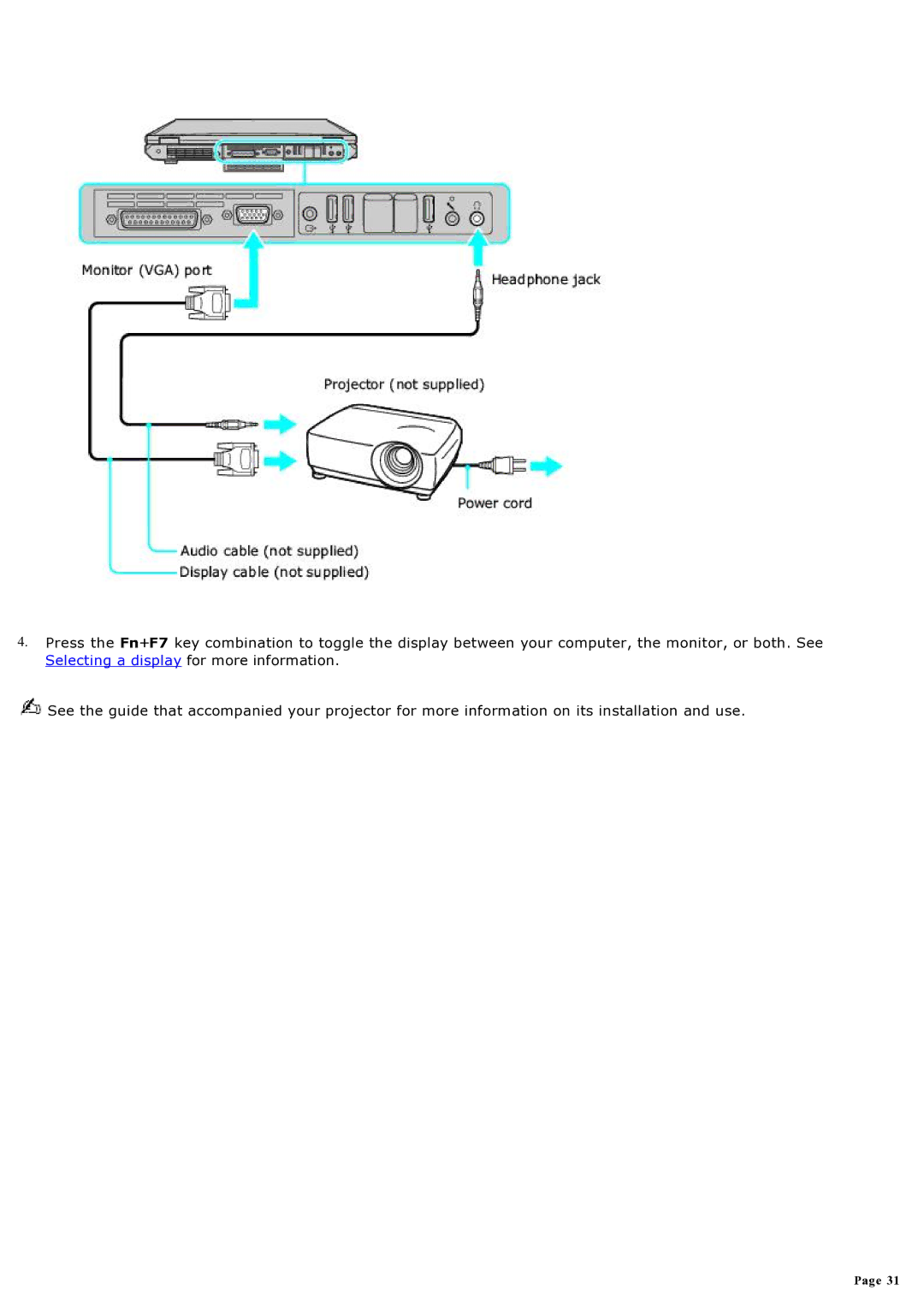 Sony computer specifications 