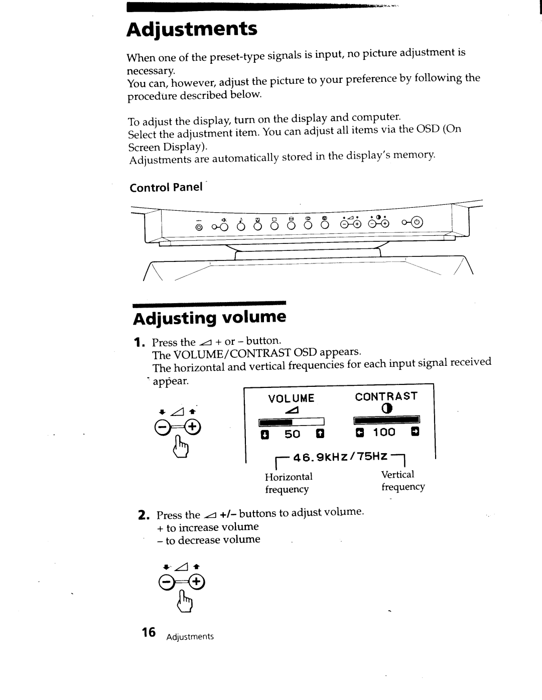 Sony CPD-120VS manual 