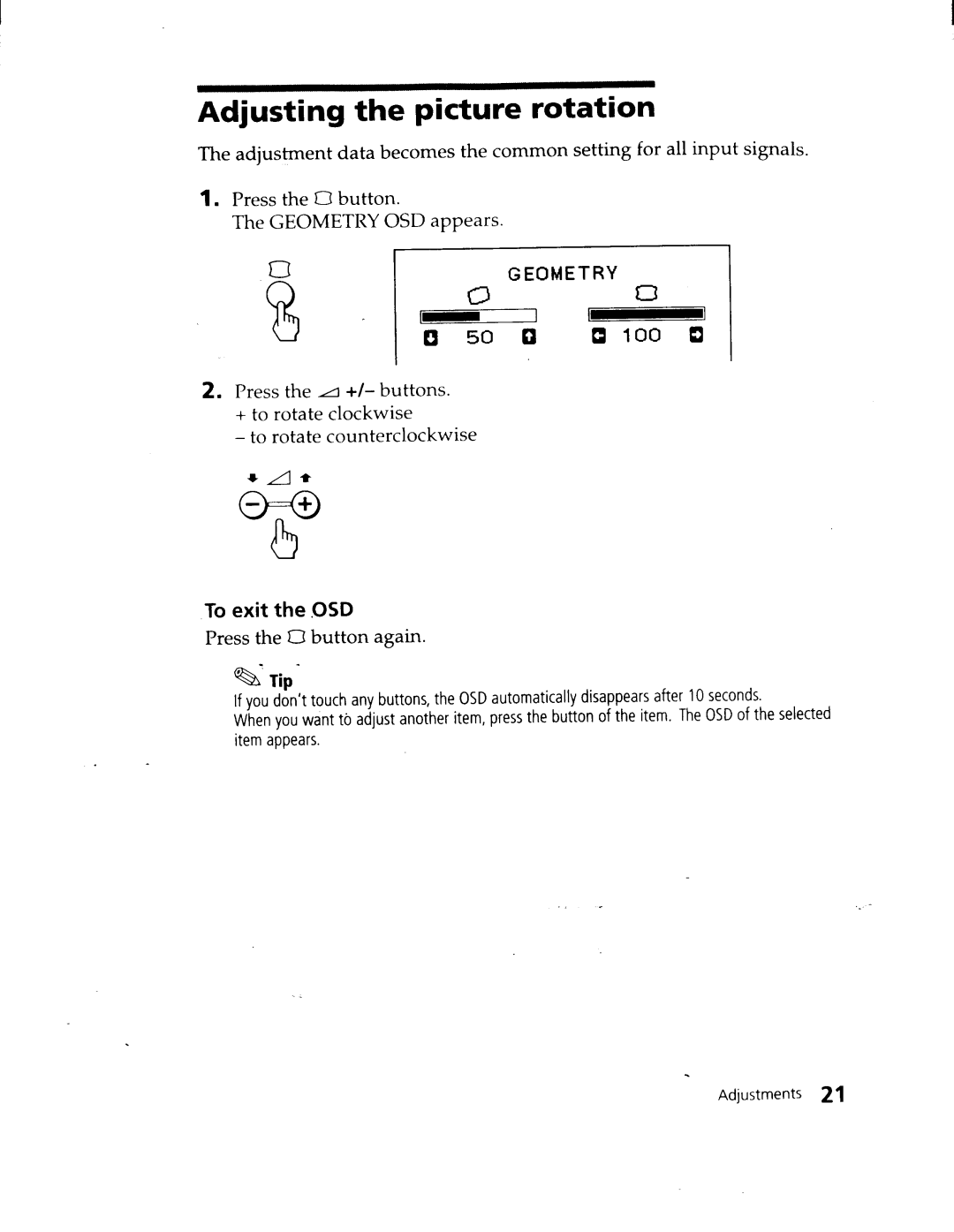 Sony CPD-120VS manual 