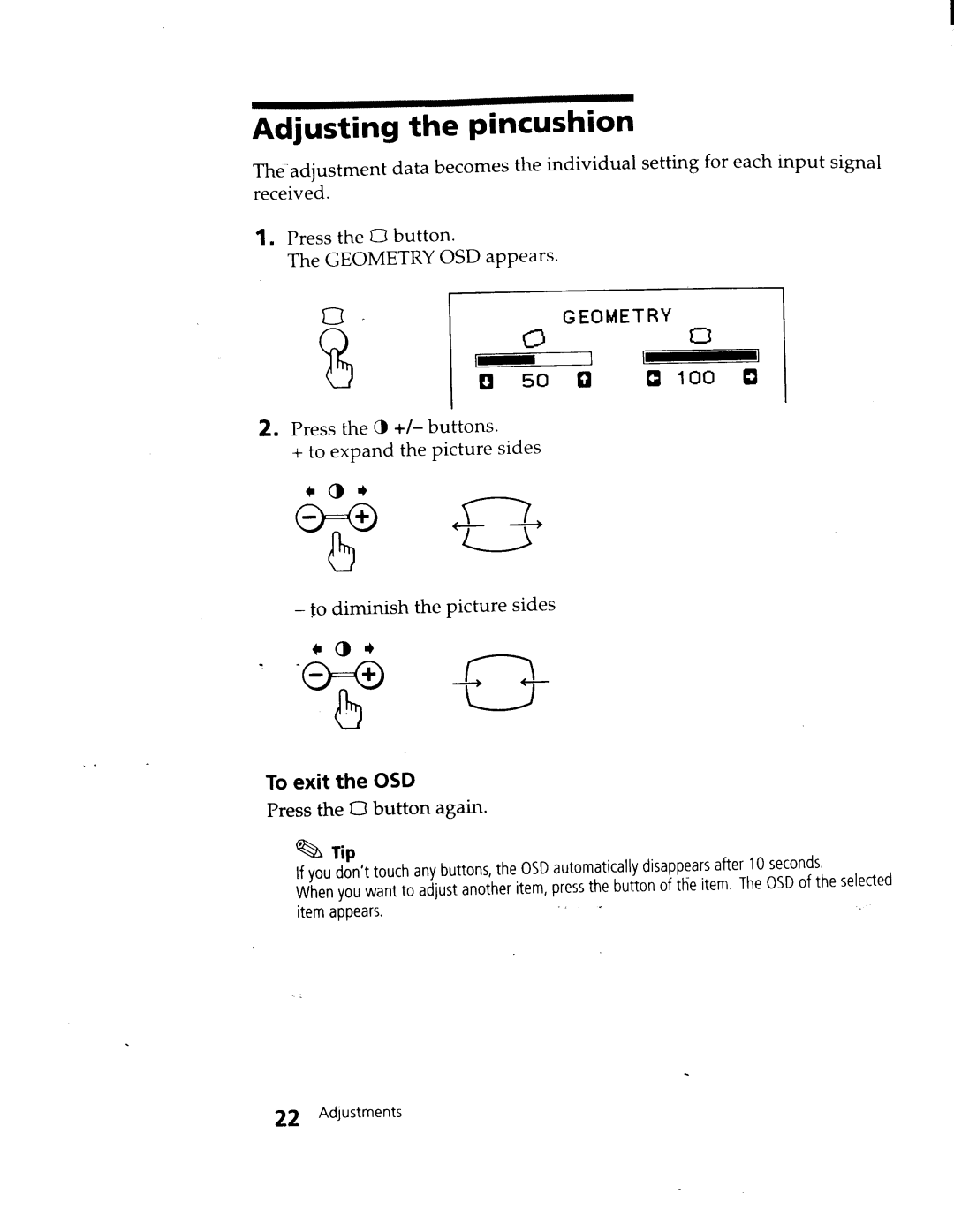 Sony CPD-120VS manual 