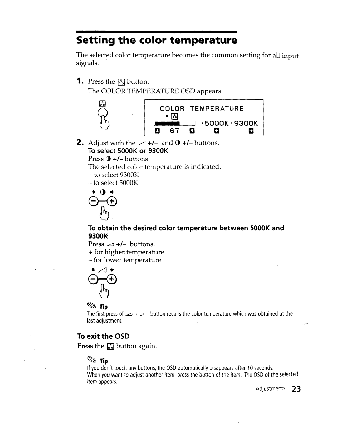 Sony CPD-120VS manual 