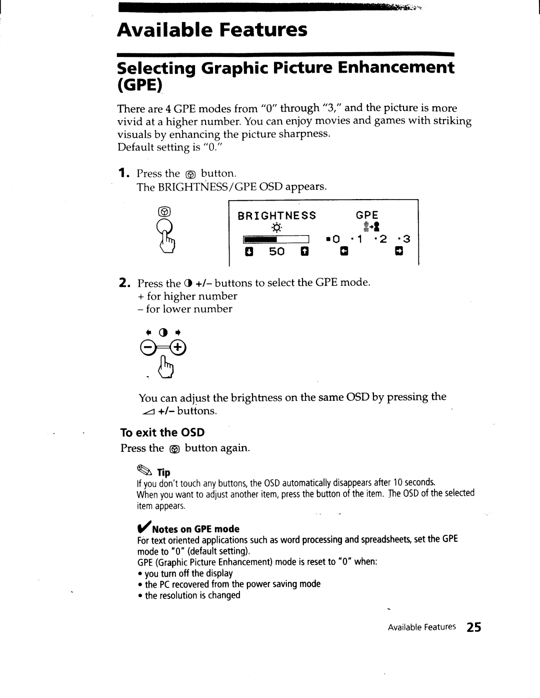 Sony CPD-120VS manual 