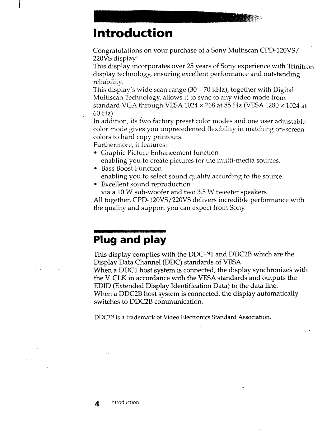 Sony CPD-120VS manual 