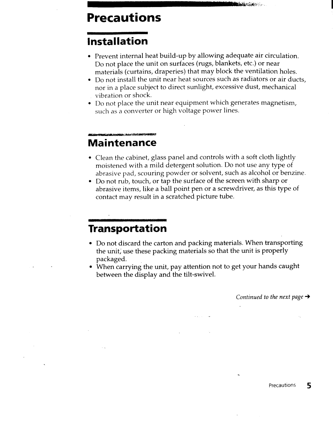 Sony CPD-120VS manual 