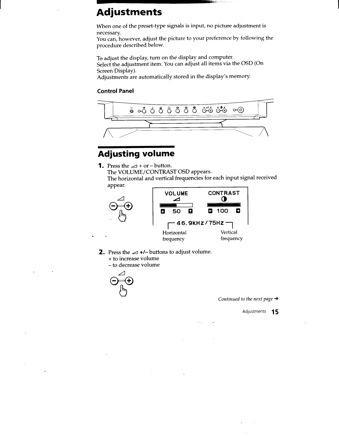 Sony CPD-220VS manual 