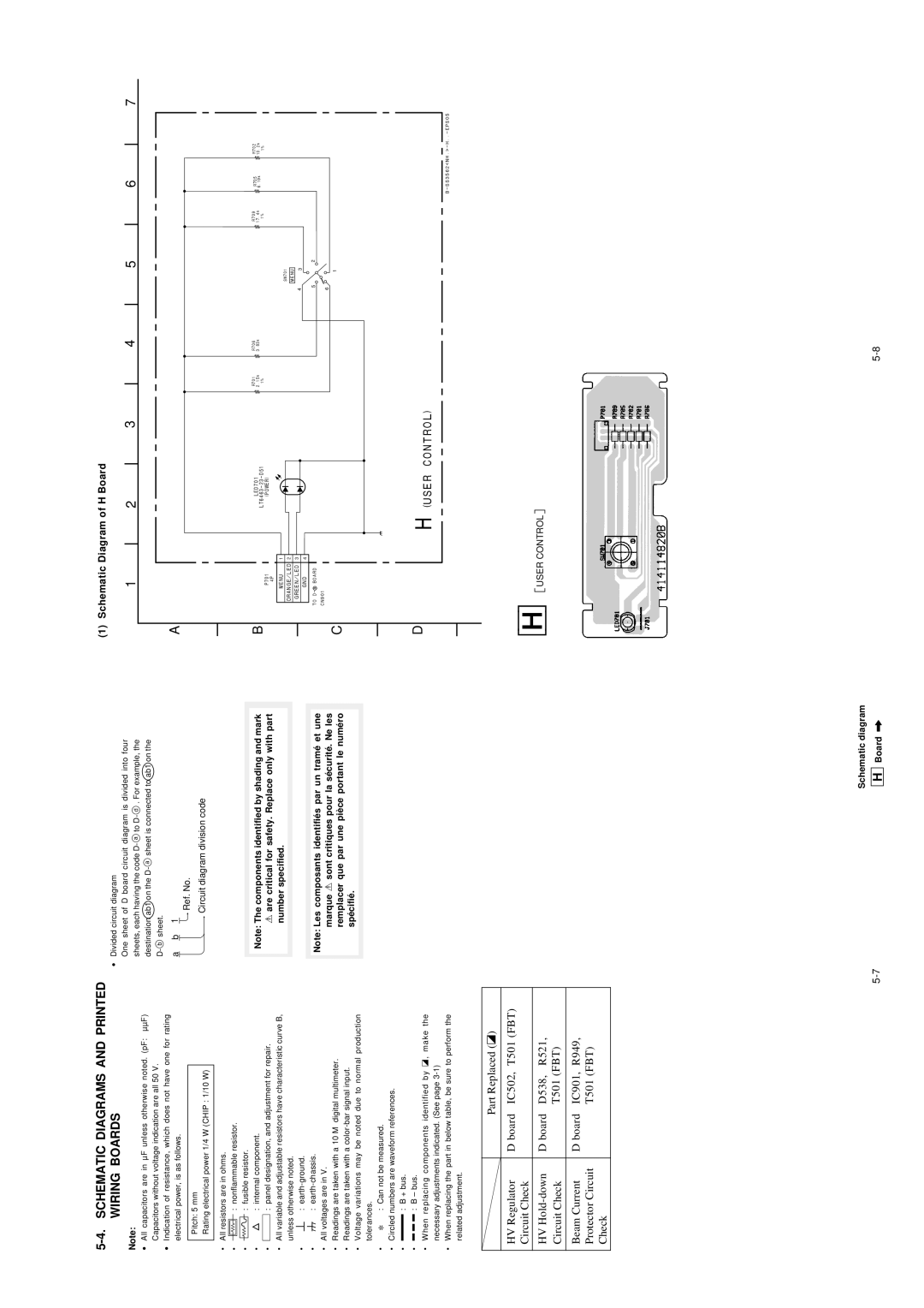 Sony CPD-E220 service manual Schematic Diagrams and Printed 