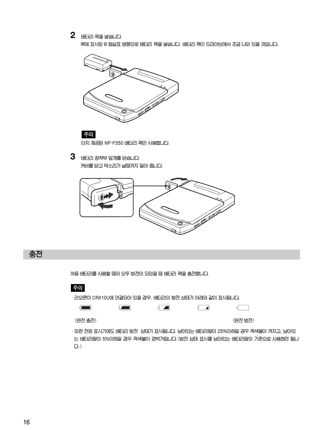 Sony CRX10U manual 