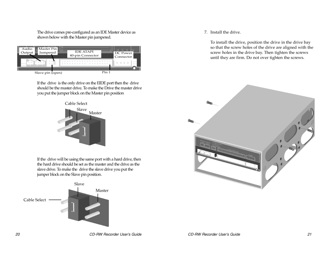 Sony CRX0811, CRX140E manual IDE Atapi 