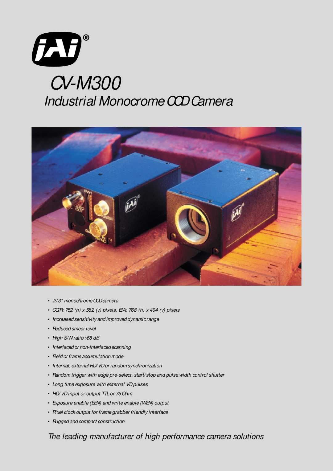 Sony CV-M300 manual 