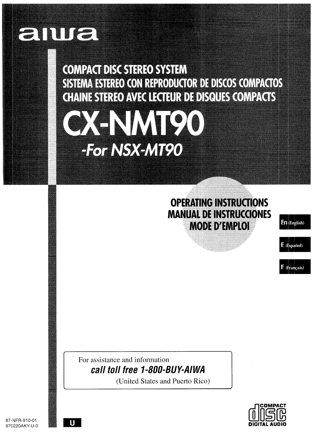 Sony CX-NMT90 manual Tmi3iE 