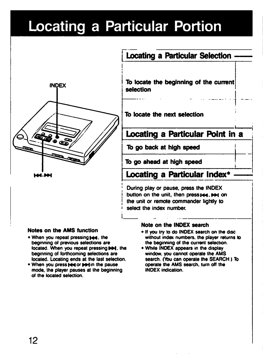 Sony D-303 manual 