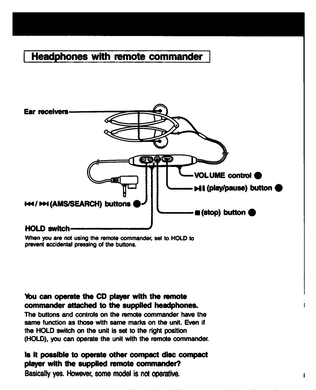 Sony D-303 manual 