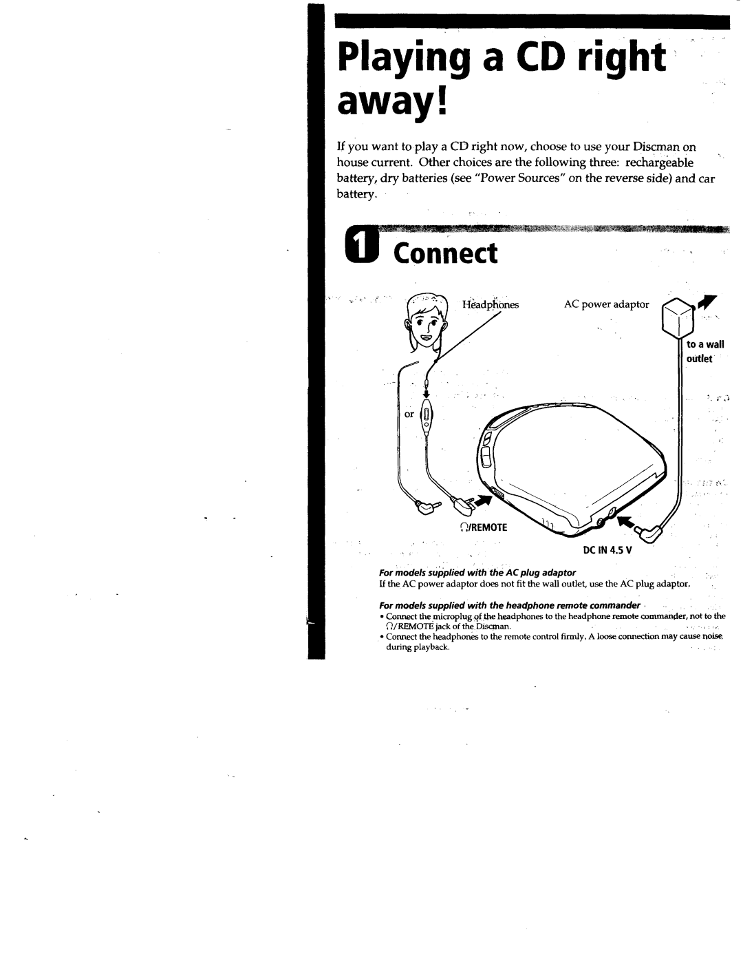 Sony D-E301, D-E307CK, D-E305, D-E300AN manual 