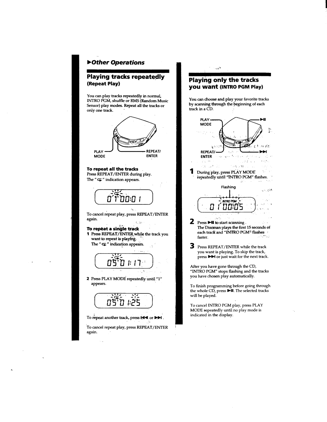 Sony D-E300AN, D-E301, D-E307CK, D-E305 manual 