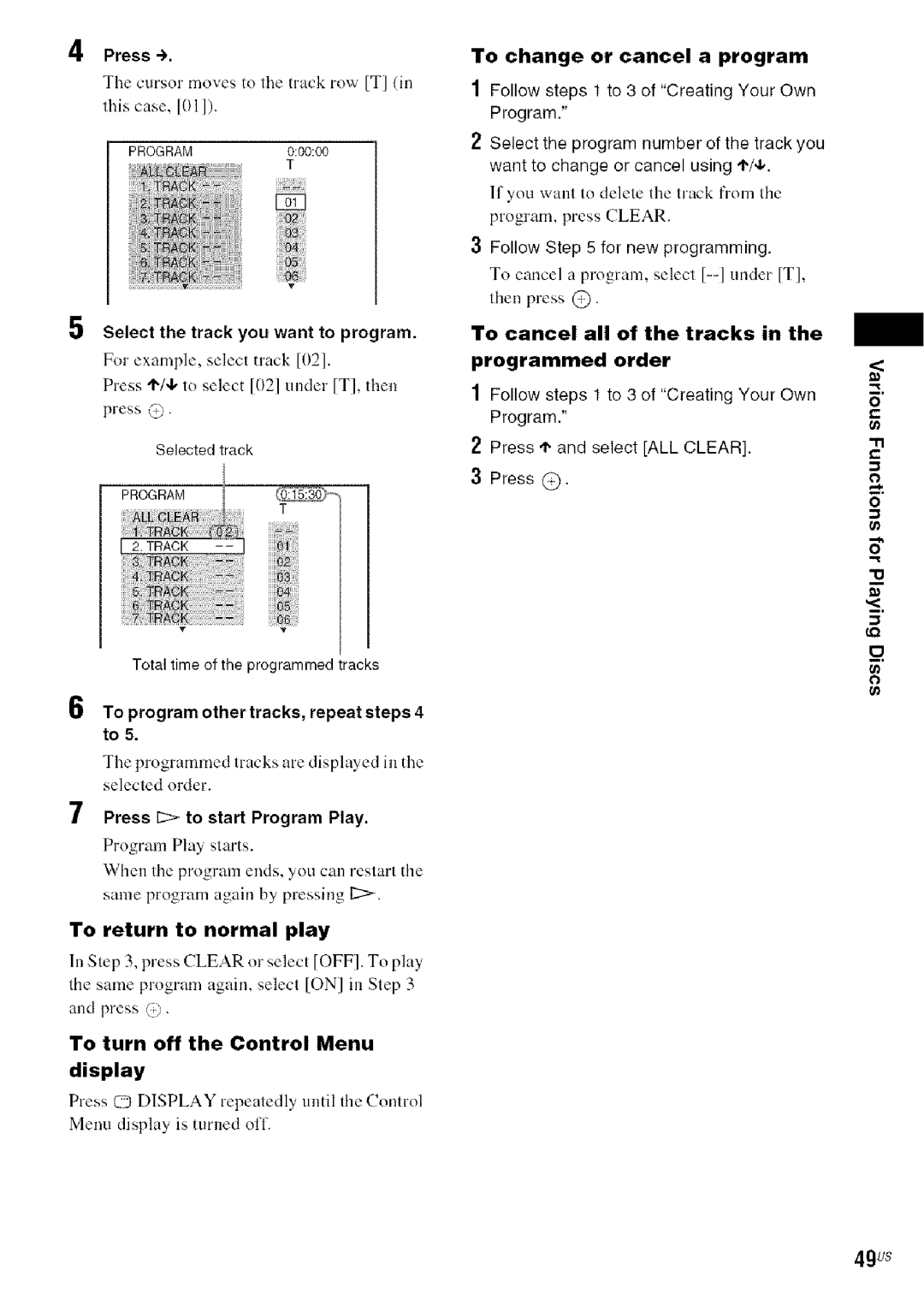 Sony DA V-HDX5OO operating instructions 4gus 