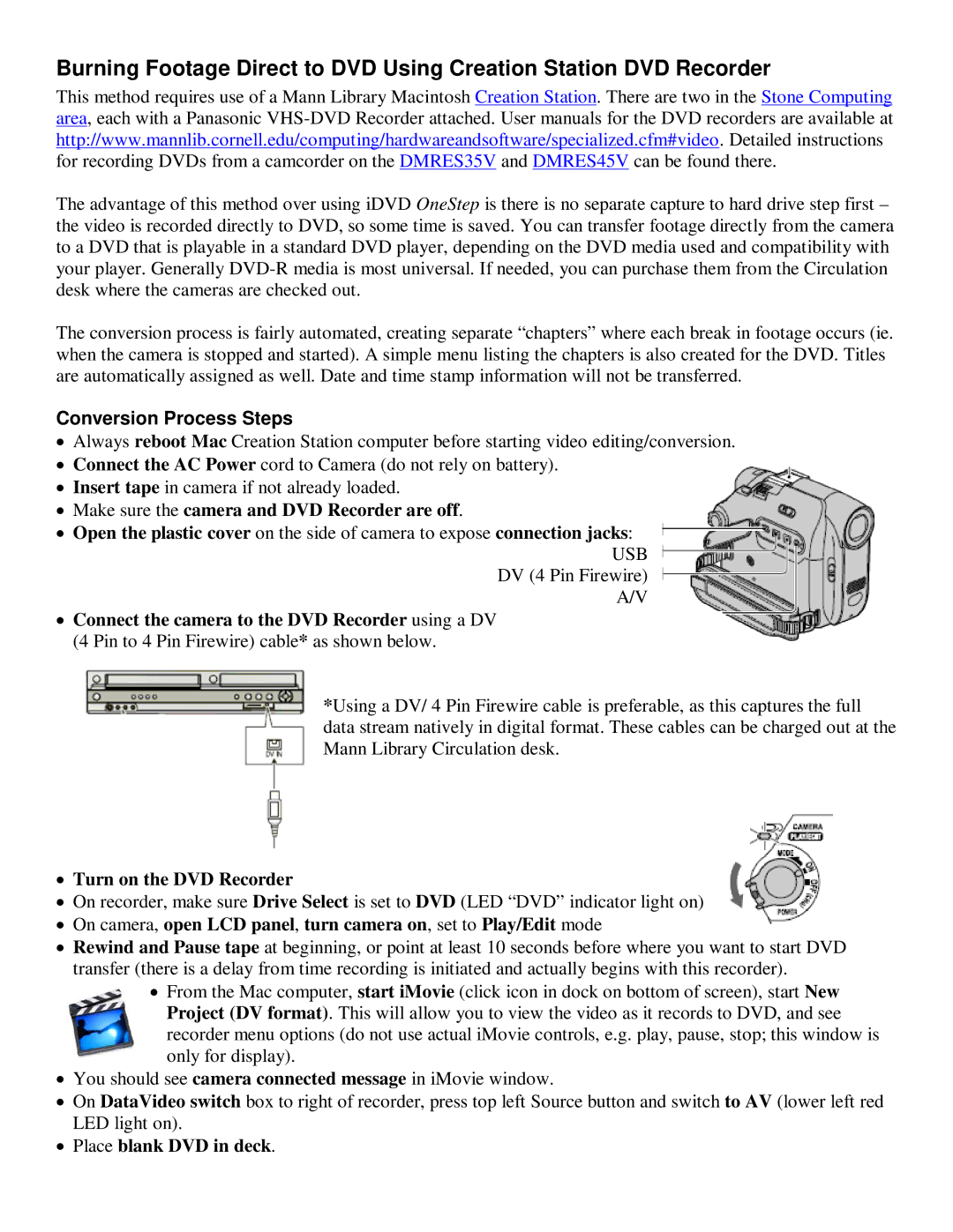 Sony DCR-HC21 manual Turn on the DVD Recorder, Place blank DVD in deck 