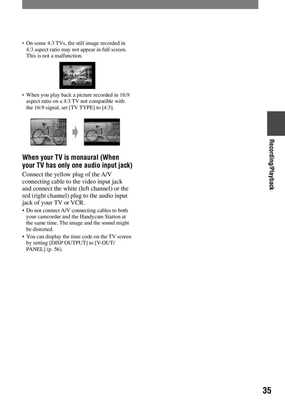 Sony DCR-HC42 manual Recording/Playback 