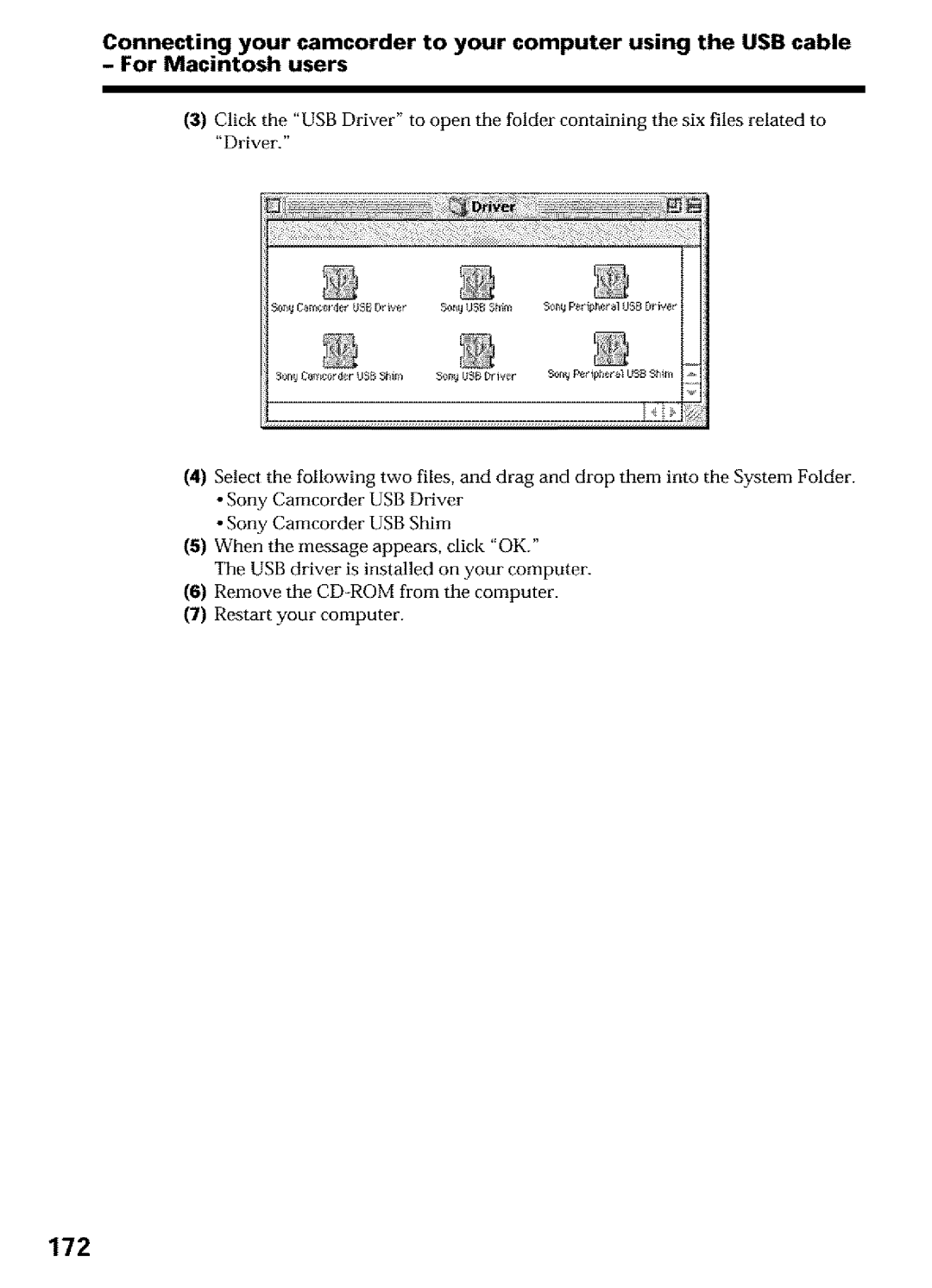 Sony DCR-TRV27, DCR-TRV25, DCR-TRV16 operating instructions 172 