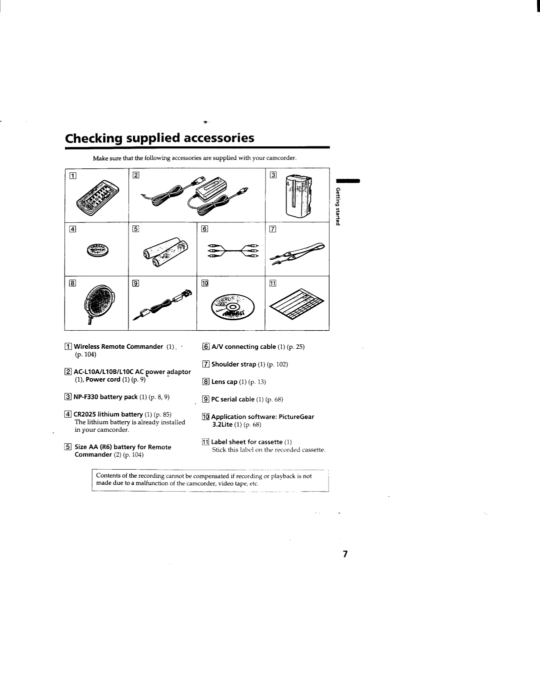 Sony DCR-TRV510 manual 