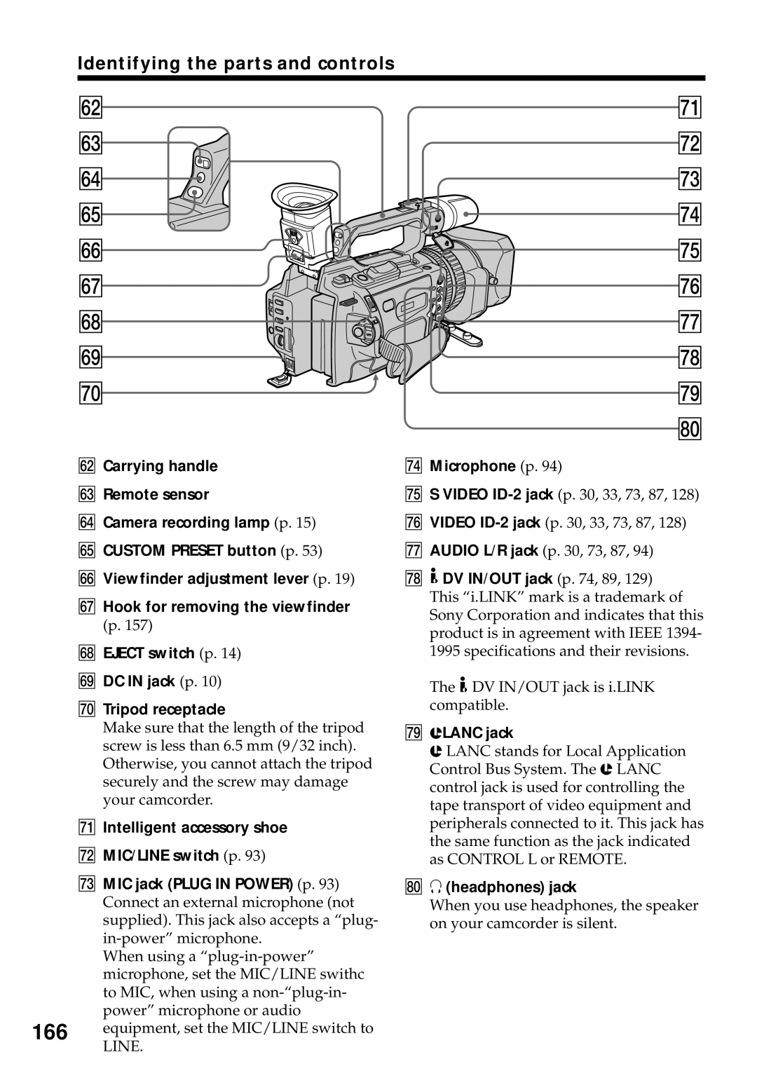 Sony DCR-VX2000 operating instructions Ua us ud Uj uk ul 