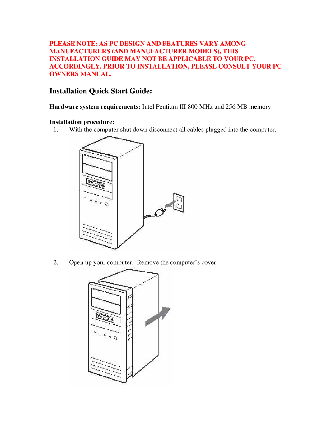 Sony DDU1681S-0B owner manual Installation Quick Start Guide 