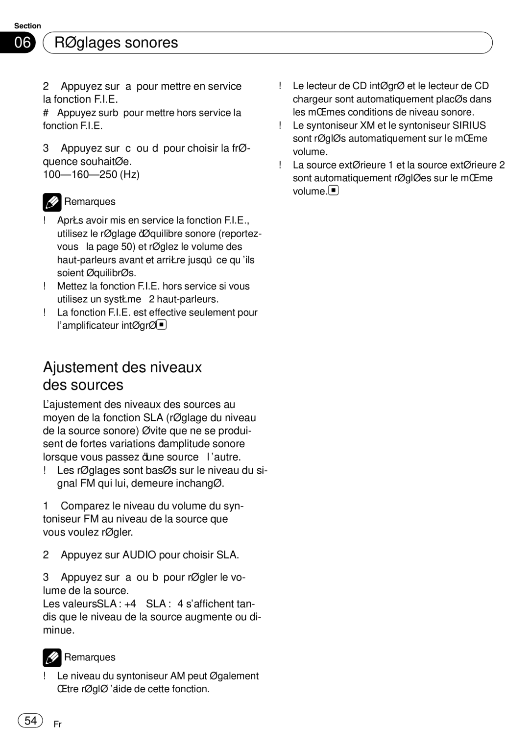 Sony DEH-P2900MP operation manual Ajustement des niveaux des sources 