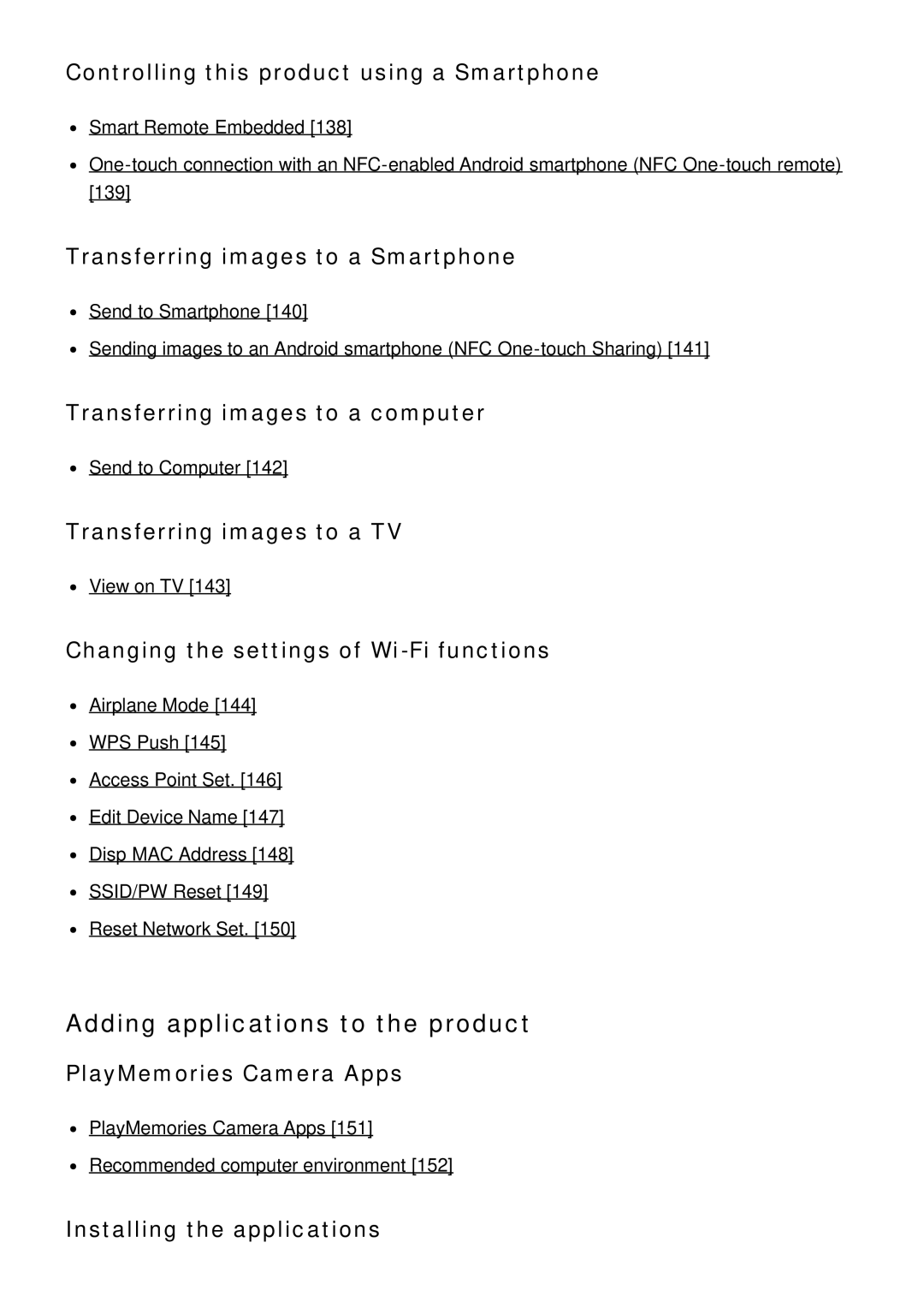 Sony DSC-HX60V manual Adding applications to the product 