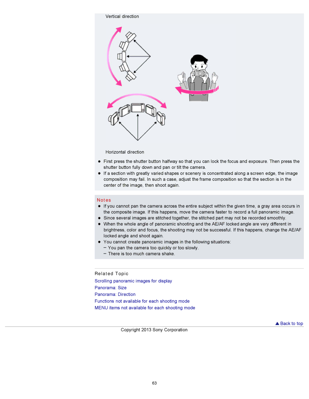 Sony DSC-RX100M2 manual Related Topic 