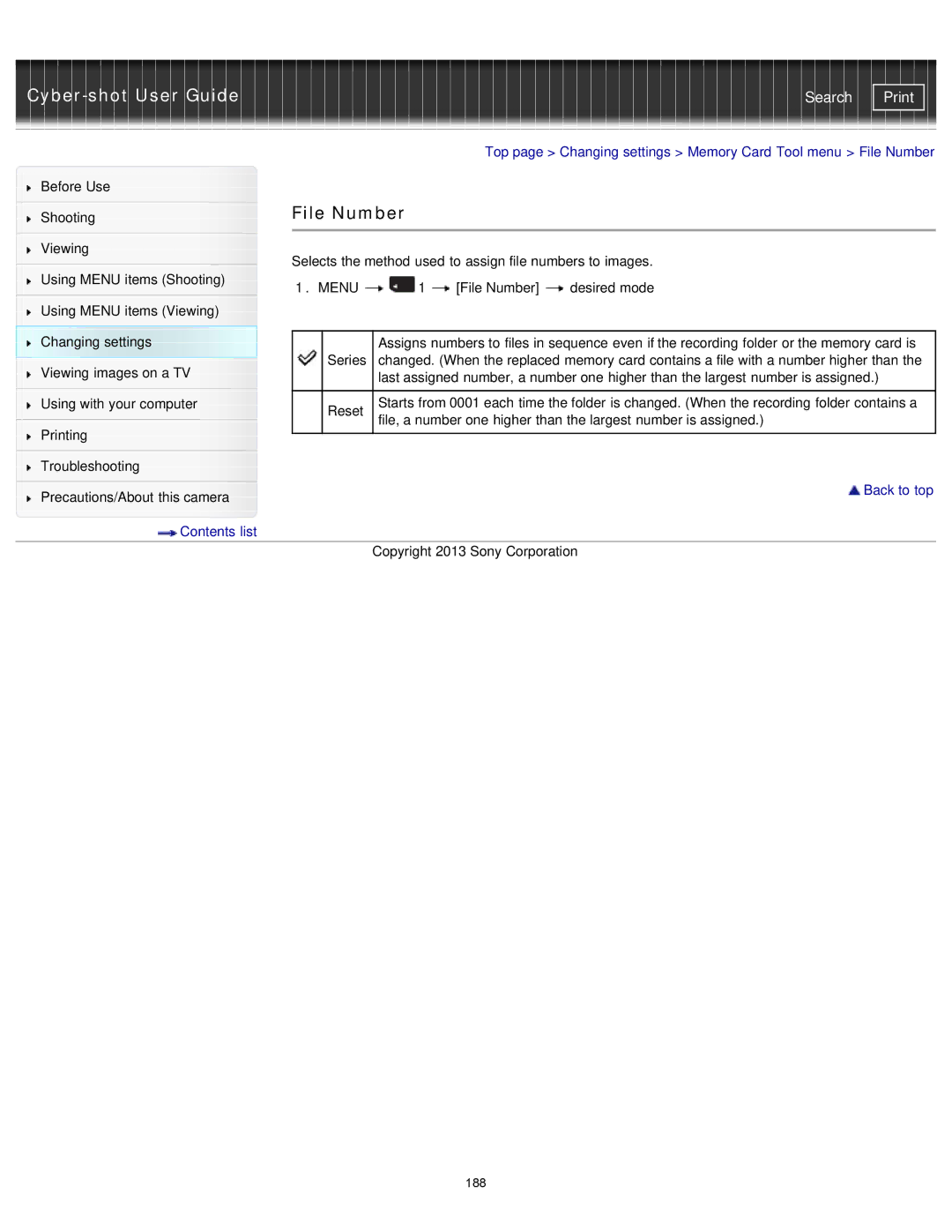 Sony DSC-RX1/RX1R manual File Number 