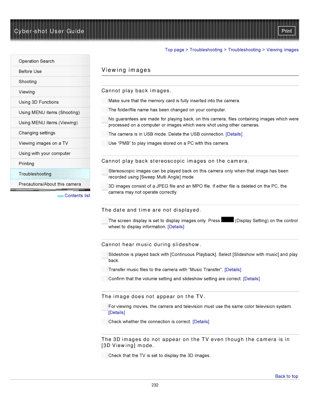 Sony DSC-WX10 manual Viewing images 